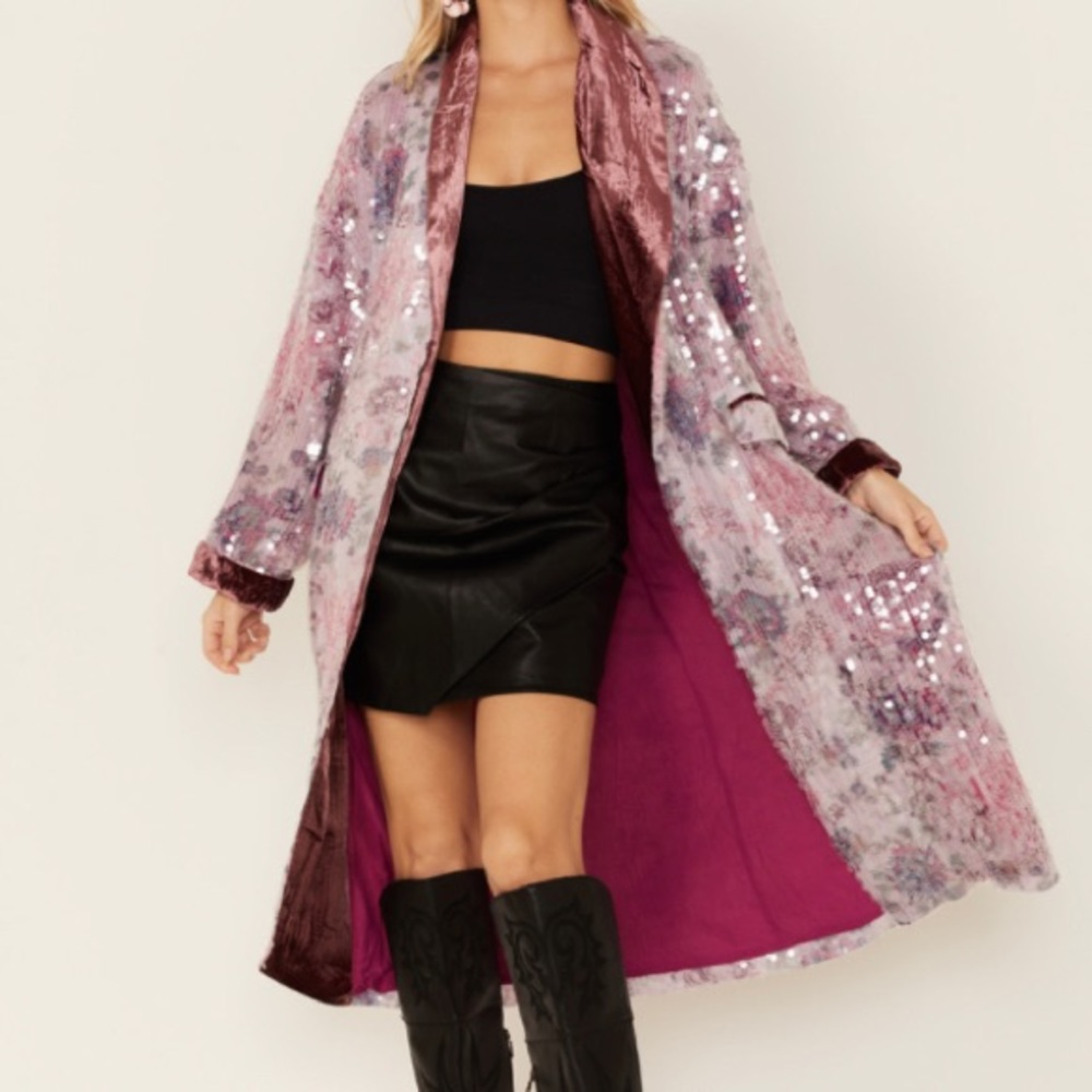Free People Kealey Kimono Duster Jacket